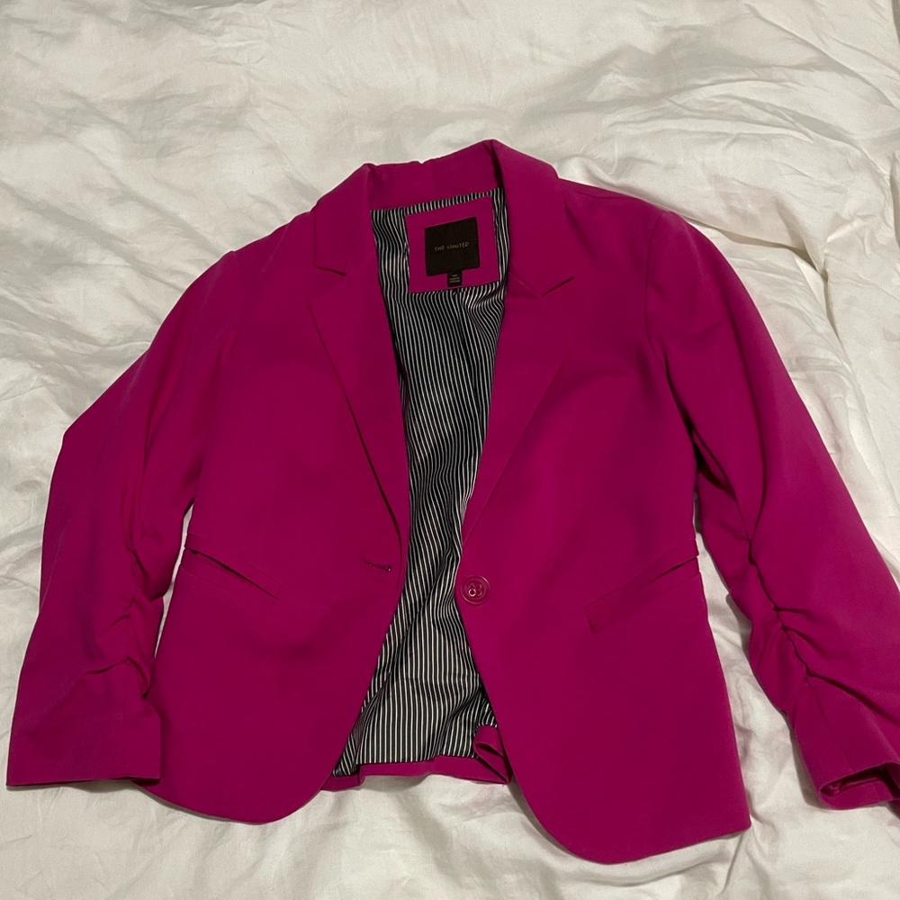 The limited hot pink blazer